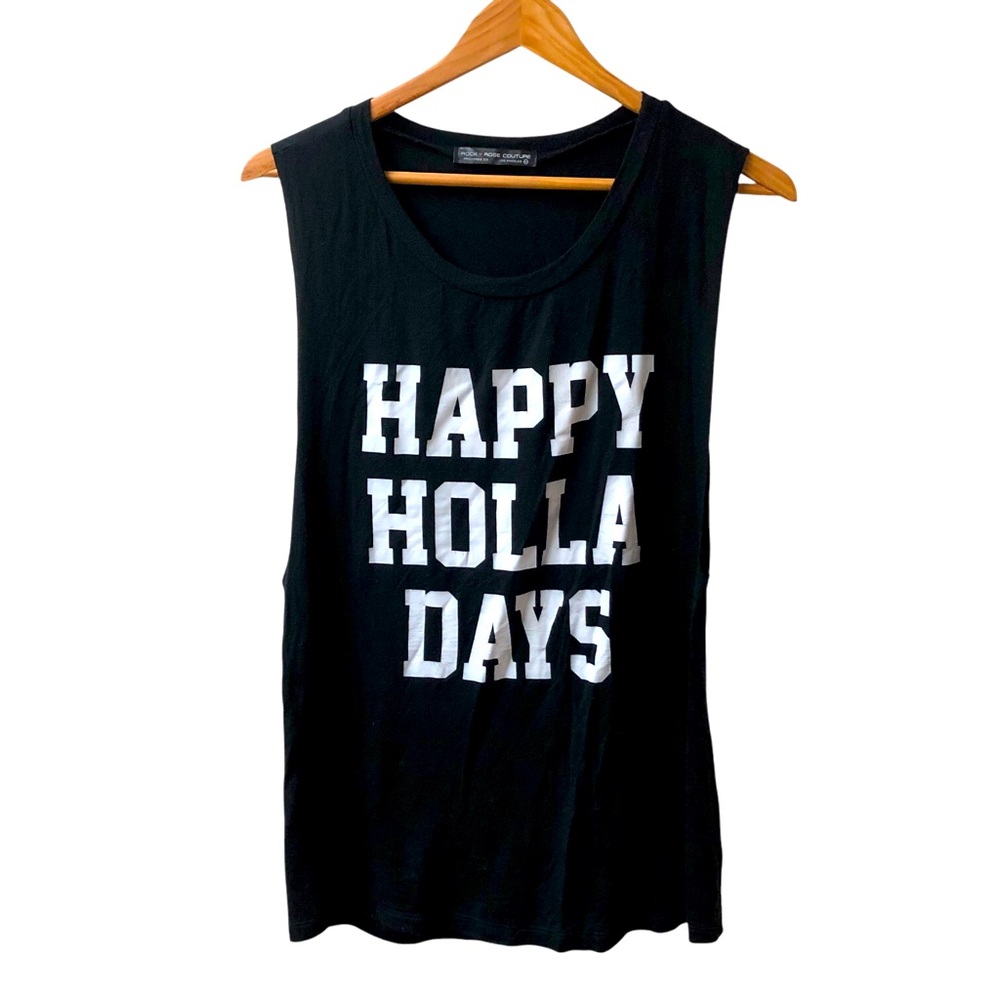 Rock Rose Couture Cut Off Tee | Happy Holla Days